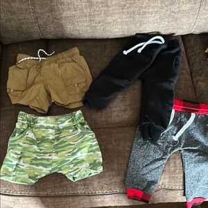 Kids' Assorted Bottoms Set - Black, Tan, Camo, Gray